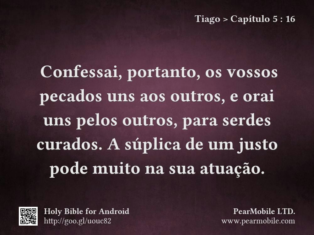 Tiago, Capítulo 5:16